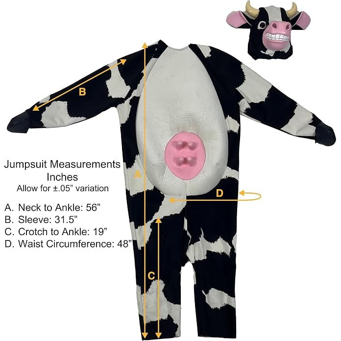 Deluxe Cow Mascot Adult Costume