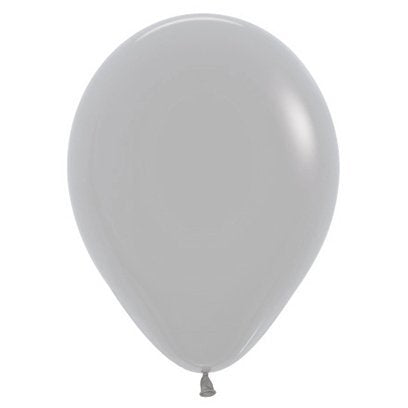Round Balloon 30cm Gey, Uninflated