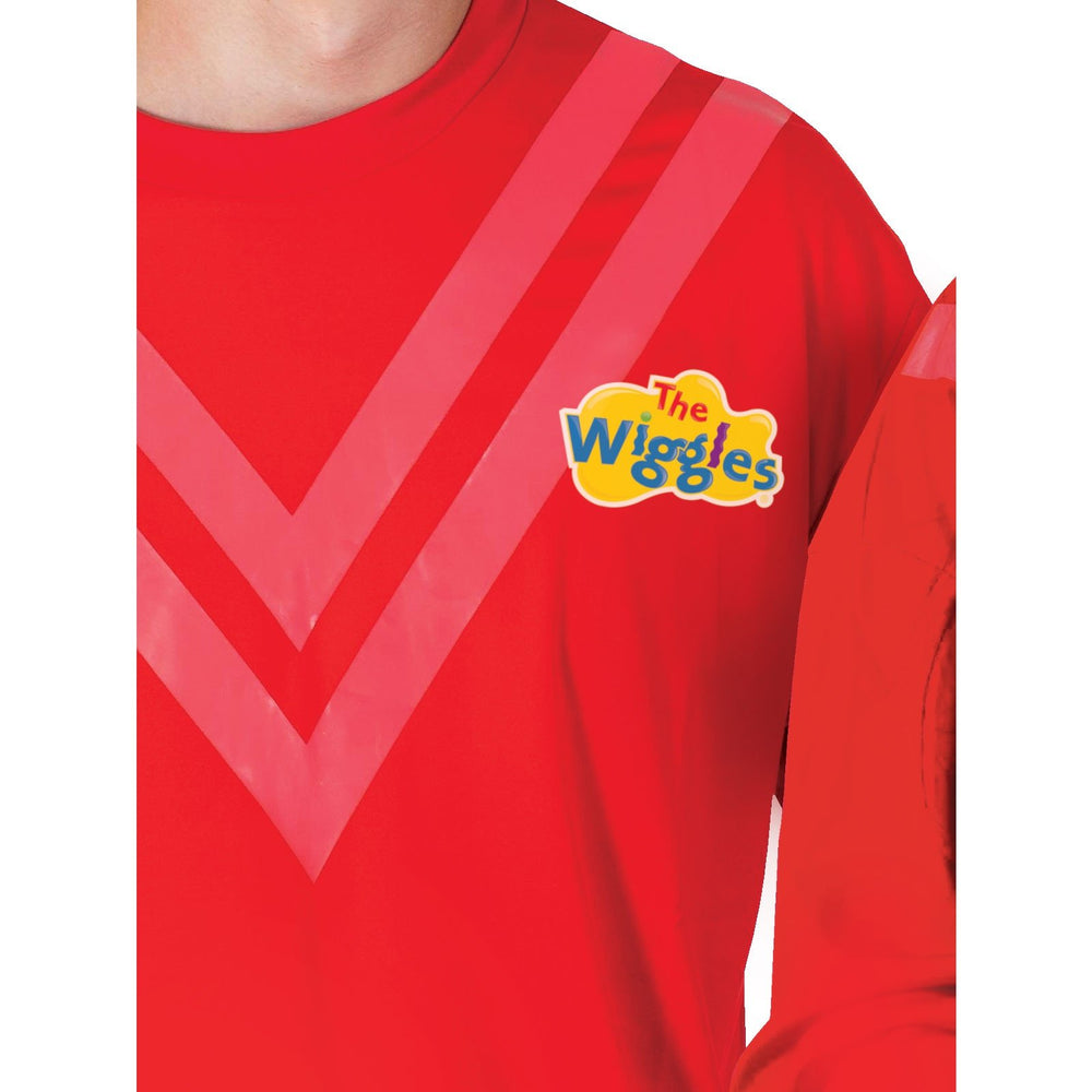 Red Wiggle Costume Top, Adult.