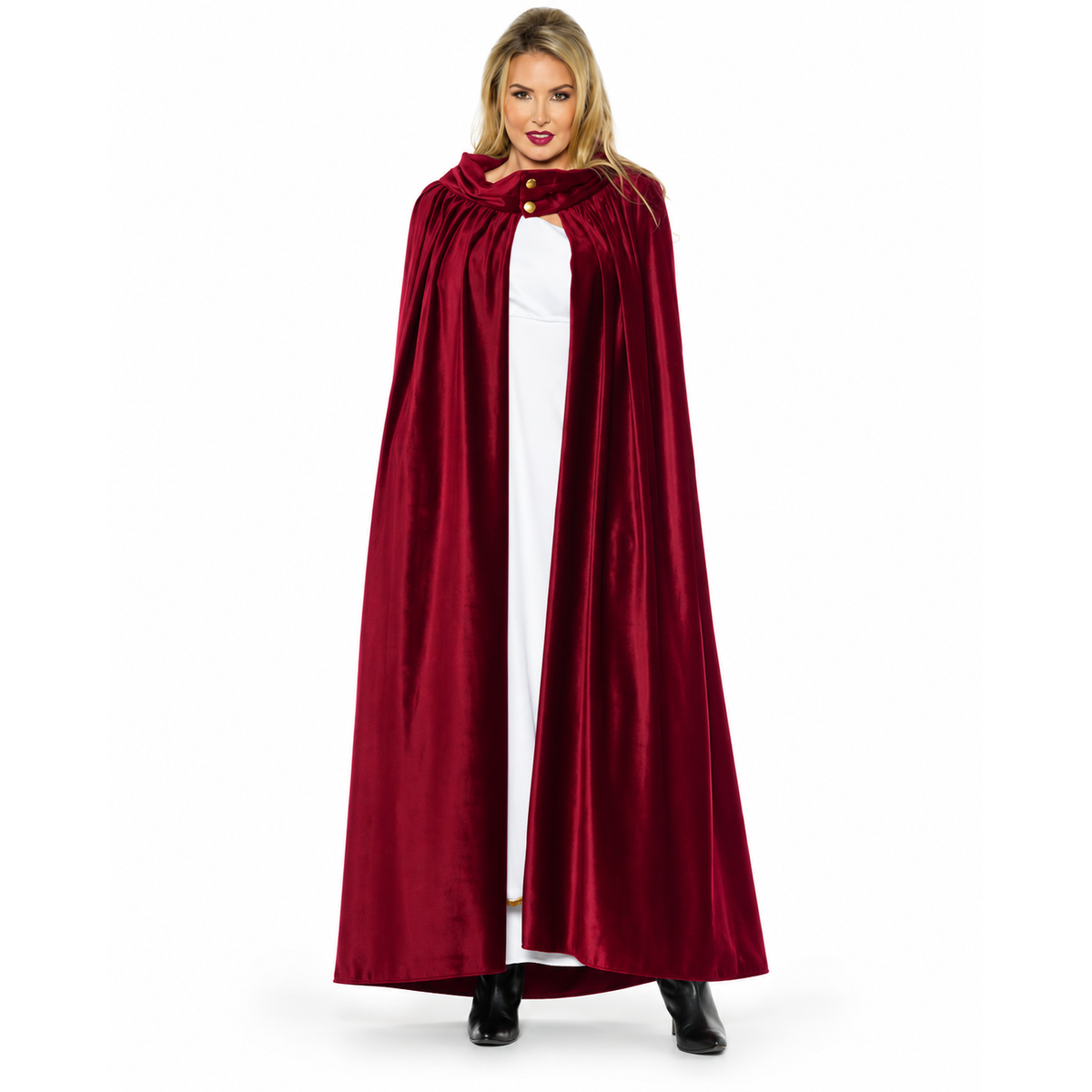 Classical Versatile Cape, Burgundy