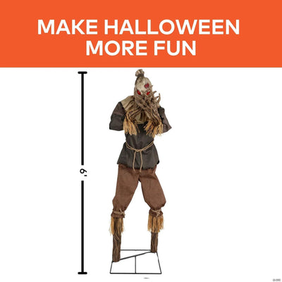7 Ft. Animated Light-Up Grim Stalker Scarecrow