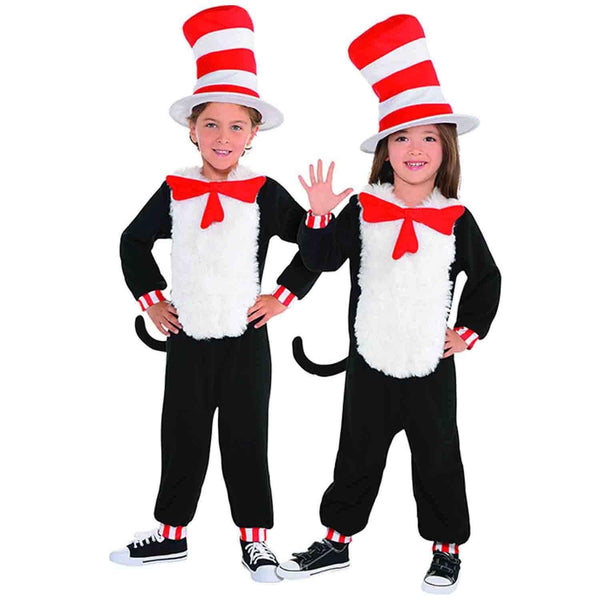 Adorable Dr Seuss Cat in the Hat Children's Costume perfect for Halloween