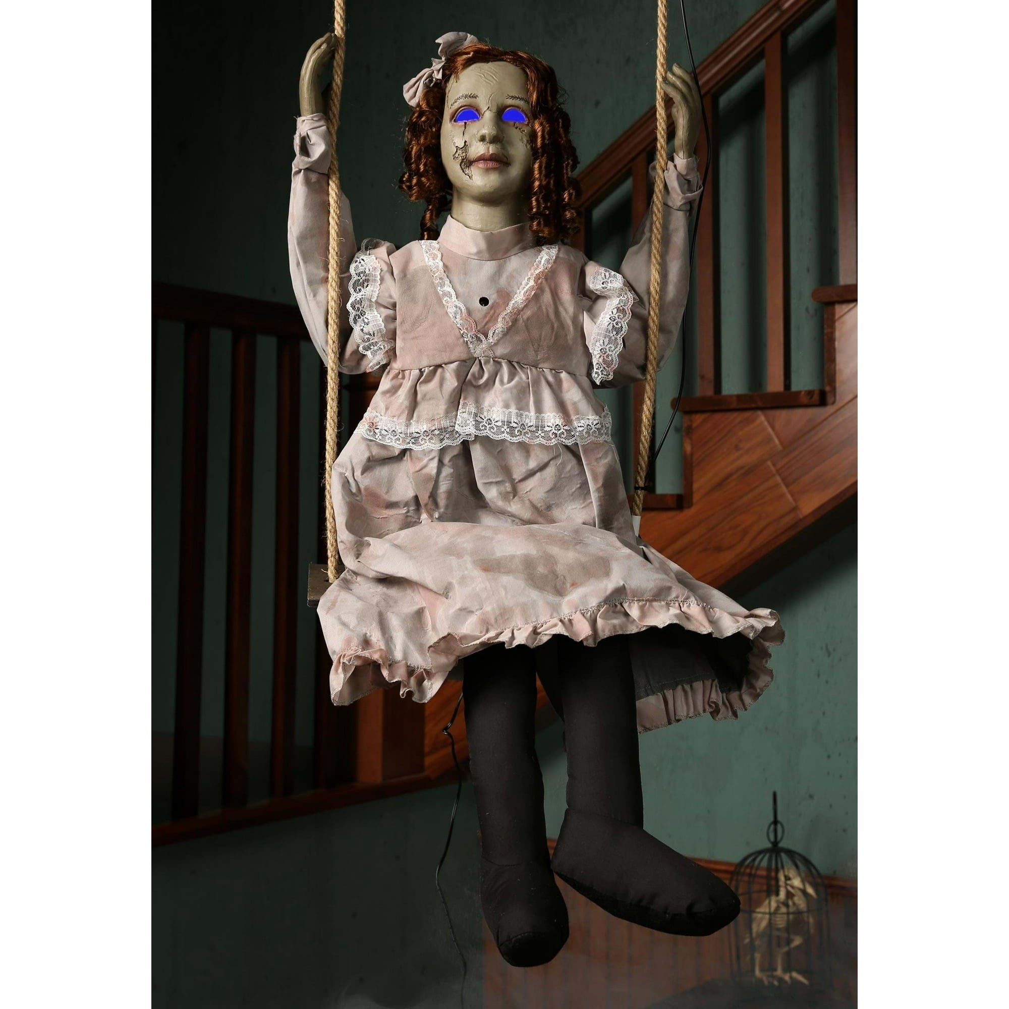 Animated Swinging Decrepit Doll