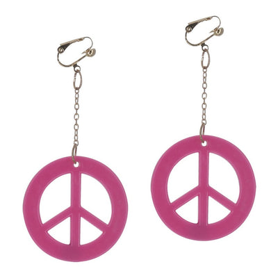 Neon Pink CND Earrings