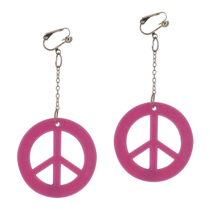 Neon Pink CND Earrings