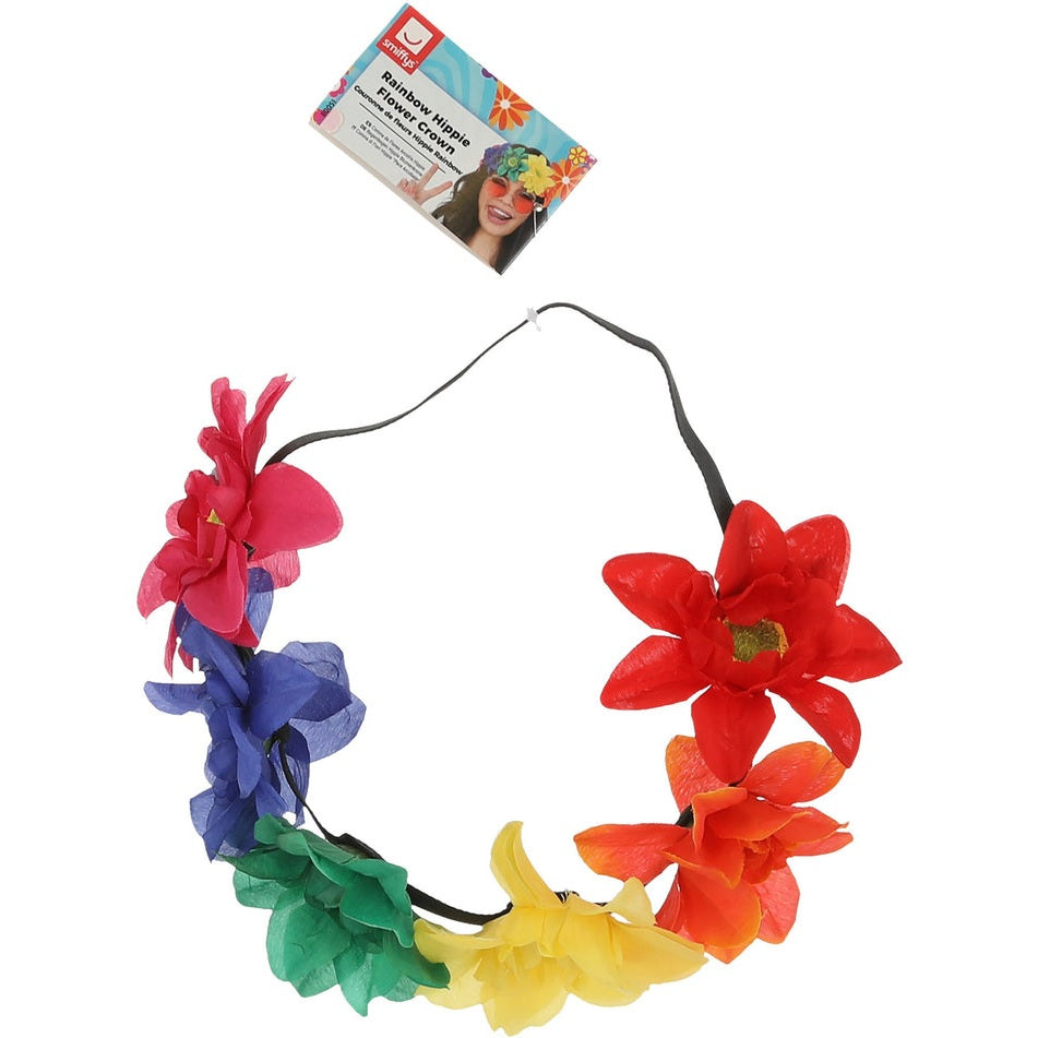 Rainbow Flower Crown