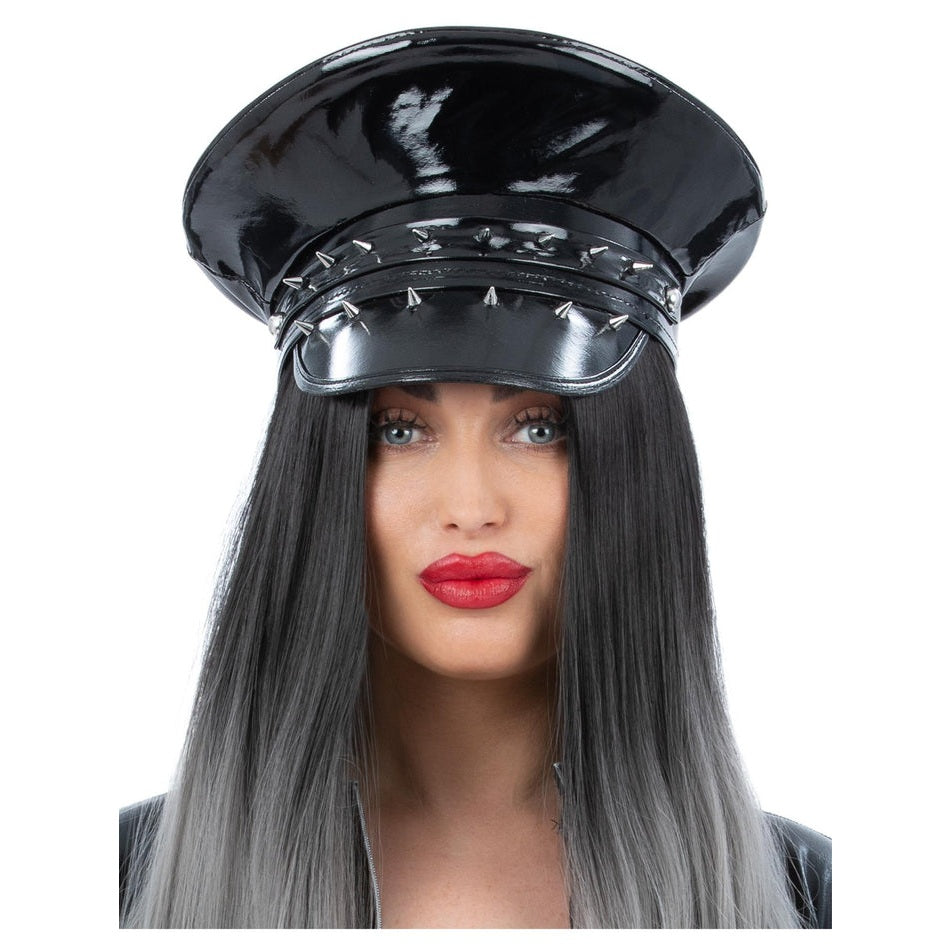 Spiked Bondage Captains Hat