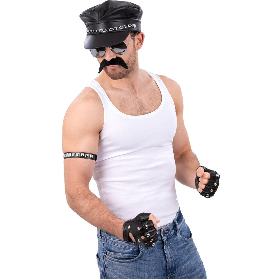80s Rock Icon Kit, with Hat, Specs