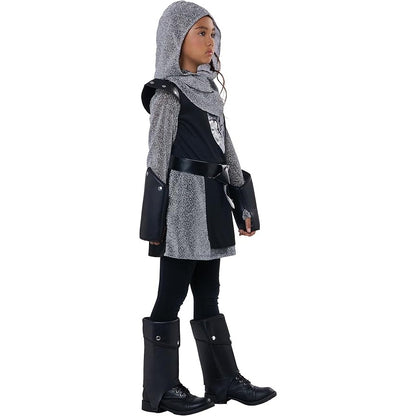 High-quality Noble Knight Girls' Costume for imaginative play and parties