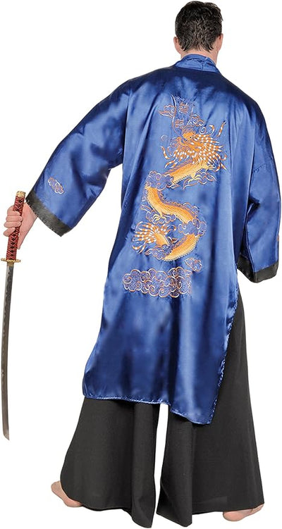 Samurai Blue Men's Costume