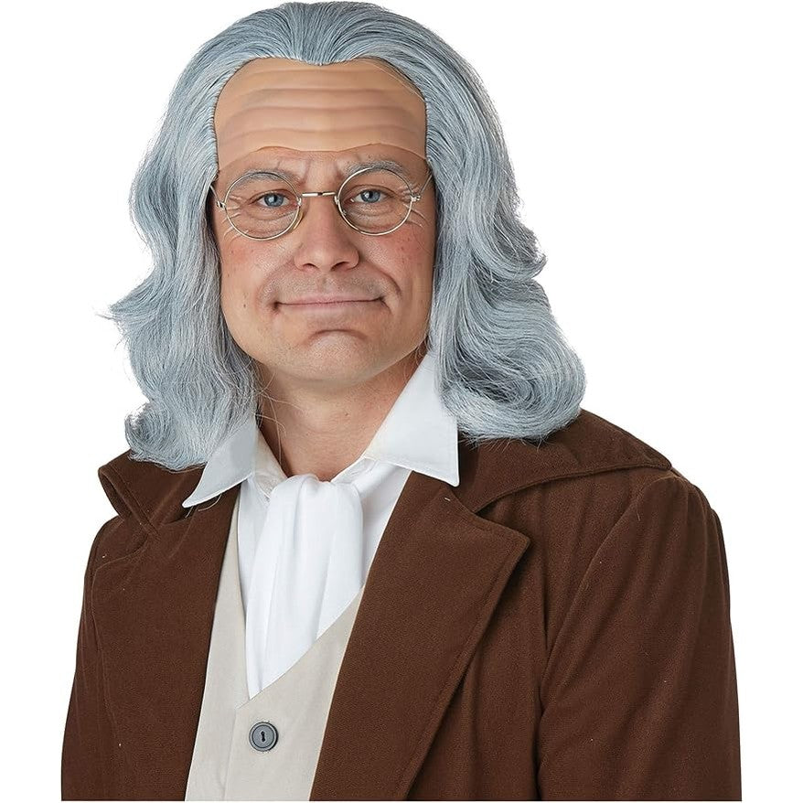 Benjamin Franklin Bald Wig Standard