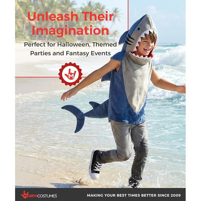 Great White Shark Morph Costume, Child