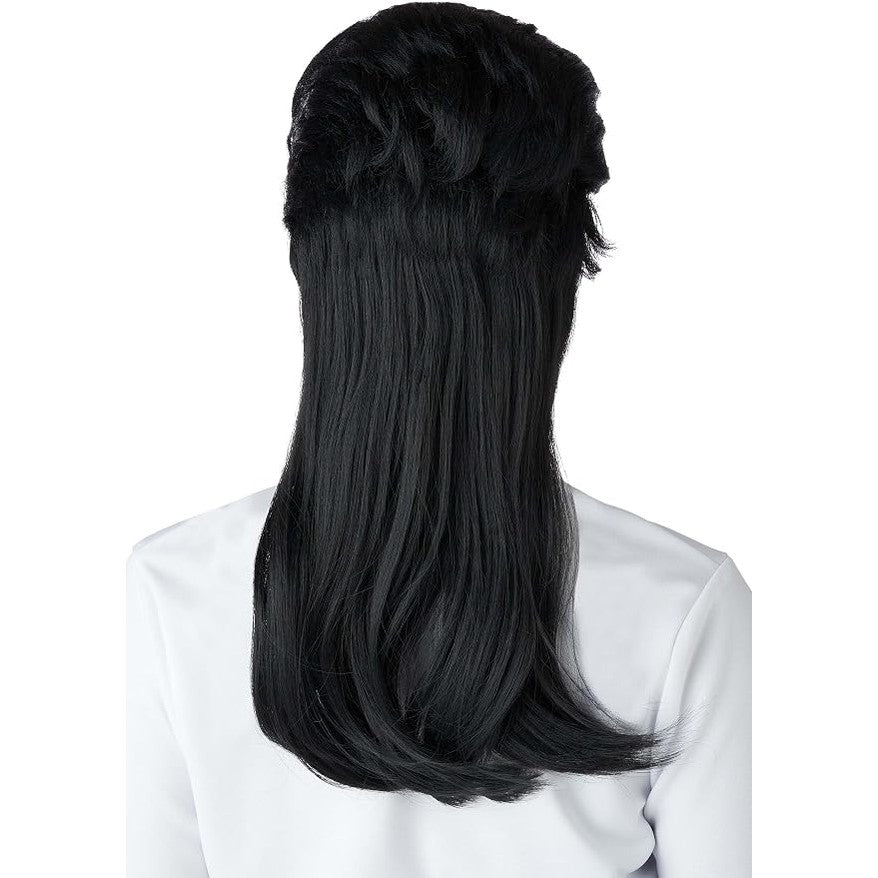 Rock Star Pompadour Wig, Black