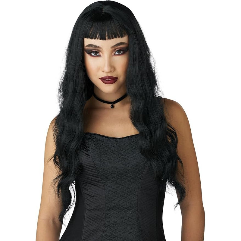 Long Wavy Goth Wig, Black