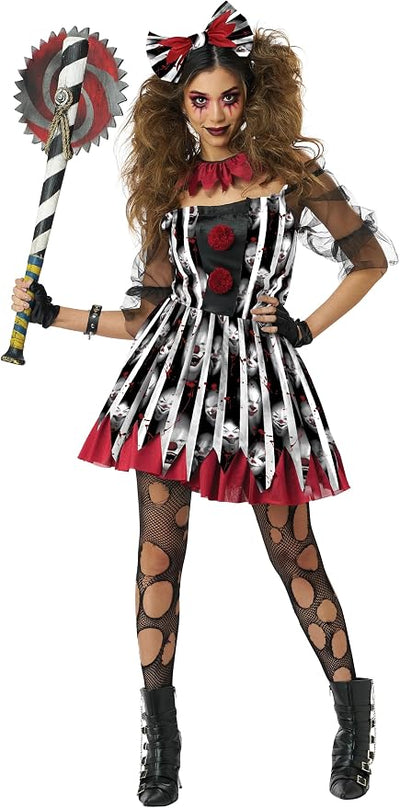 Sinister Clown Women's Costume