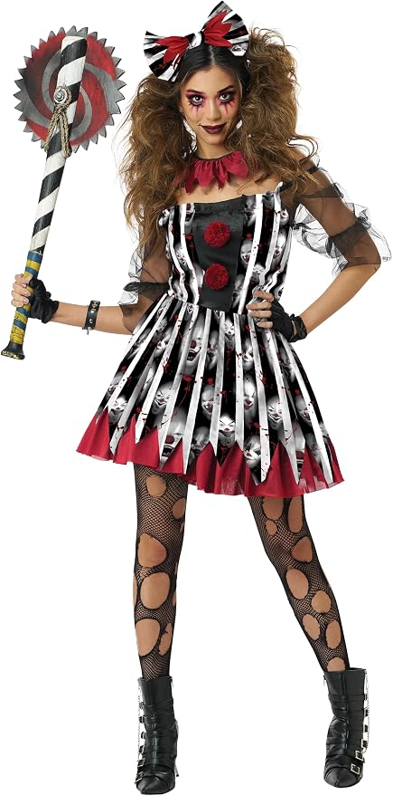 Sinister Clown Women's Costume