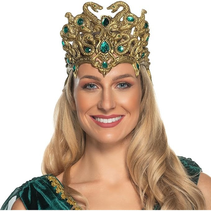 Medusa Snake Headpiece with Jewels