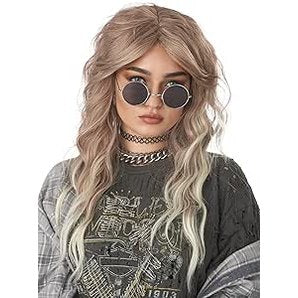 Boho Wavy Wig, Blonde Ombre