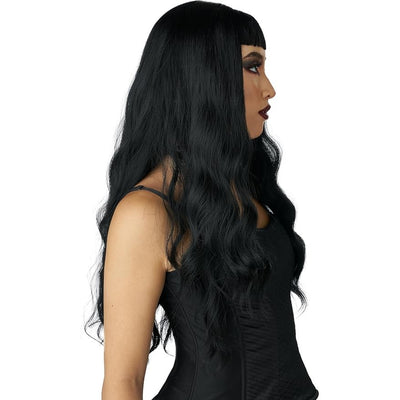 Long Wavy Goth Wig, Black