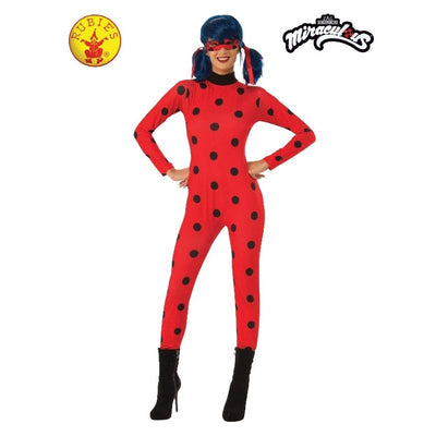 MIRACULOUS LADYBUG COSTUME, ADULT.