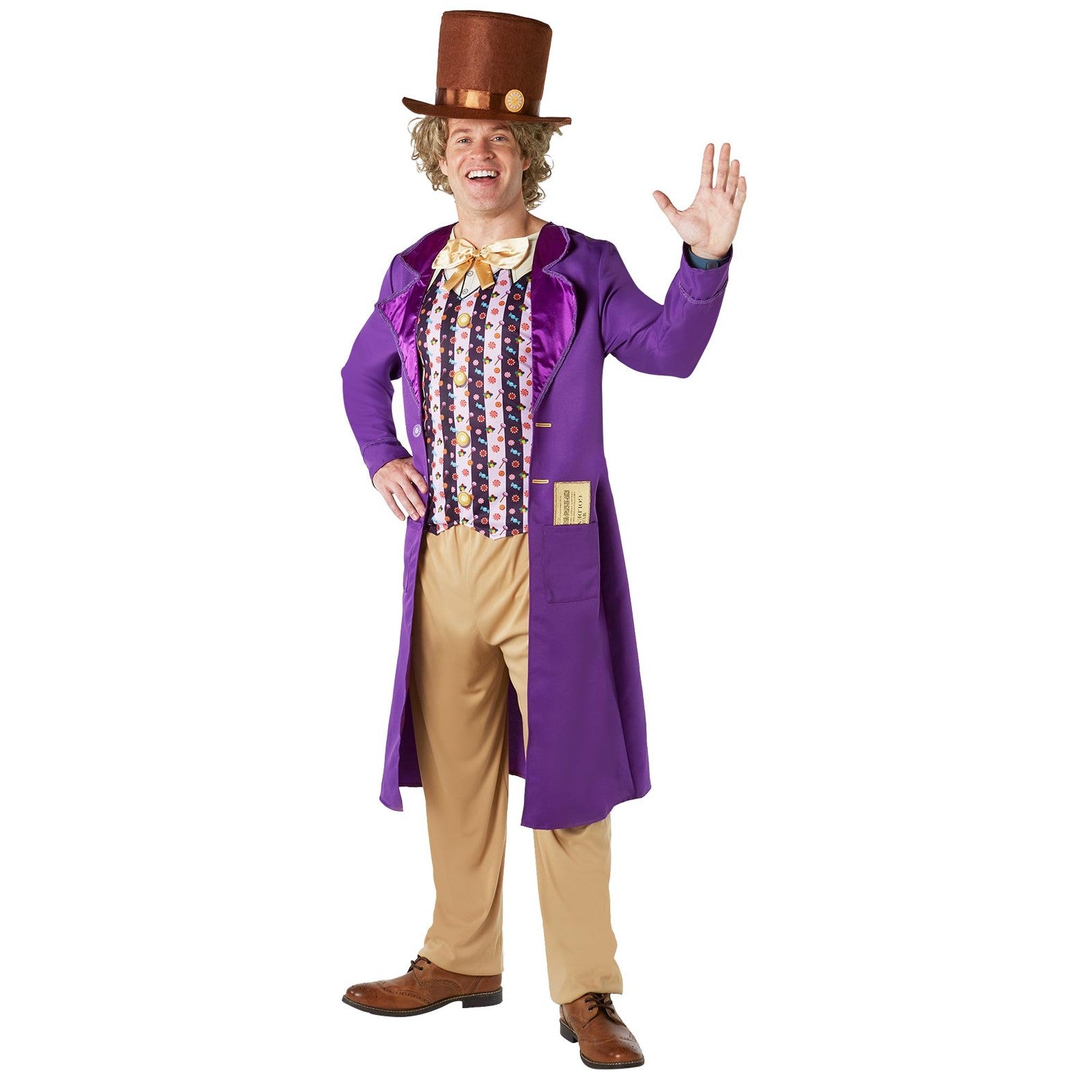 Willy Wonka Deluxe Costume Size Std