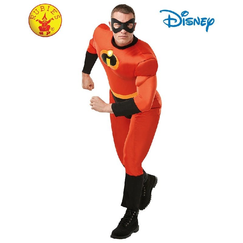 Mr Incredible 2 Deluxe Costume for Boys with Muscle Chest