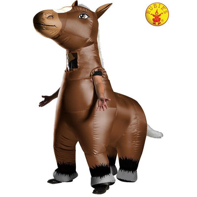 MR HORSEY INFLATABLE HORSE COSTUME, ADULT.