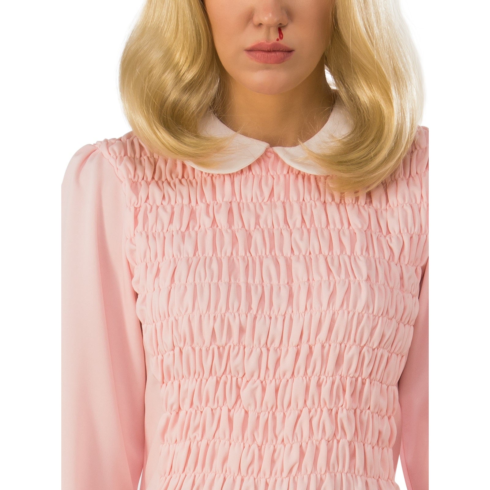 Stranger Things Eleven Pink Dress Costume, Adult | Jokers Costume Mega Store Stranger Things Eleven Pink Dress Costume, Adult | Jokers Costume Mega Store