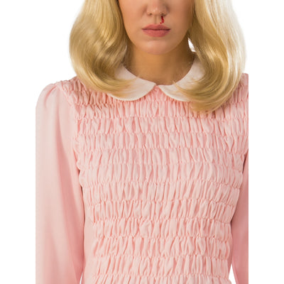 Stranger Things Eleven Pink Dress Costume, Adult Stranger Things Eleven Pink Dress Costume, Adult
