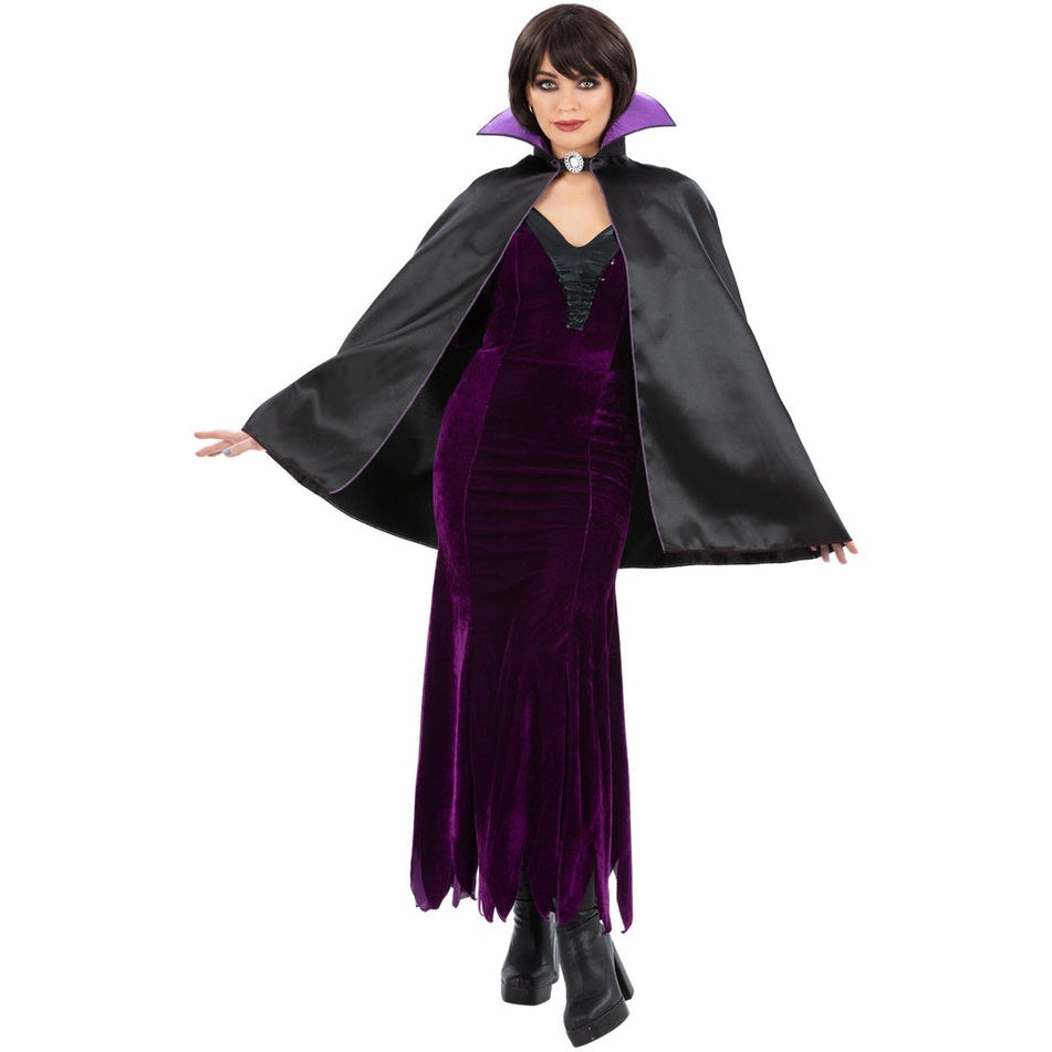 Dark Queen Cape with Collar