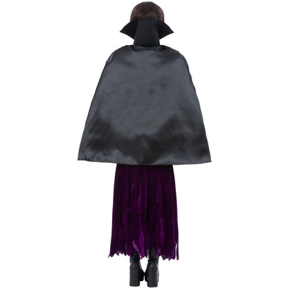 Dark Queen Cape with Collar