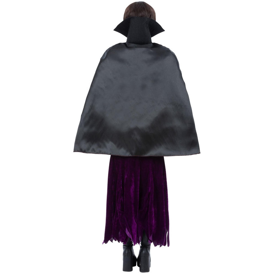 Dark Queen Cape with Collar