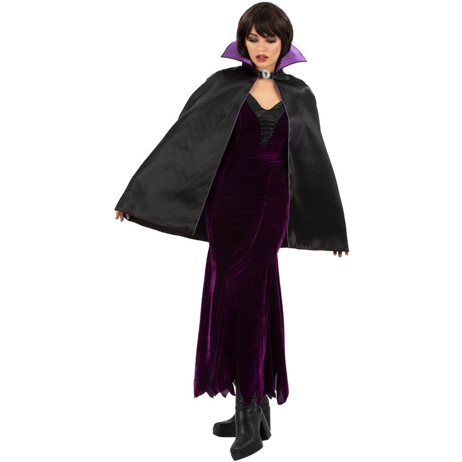 Dark Queen Cape with Collar