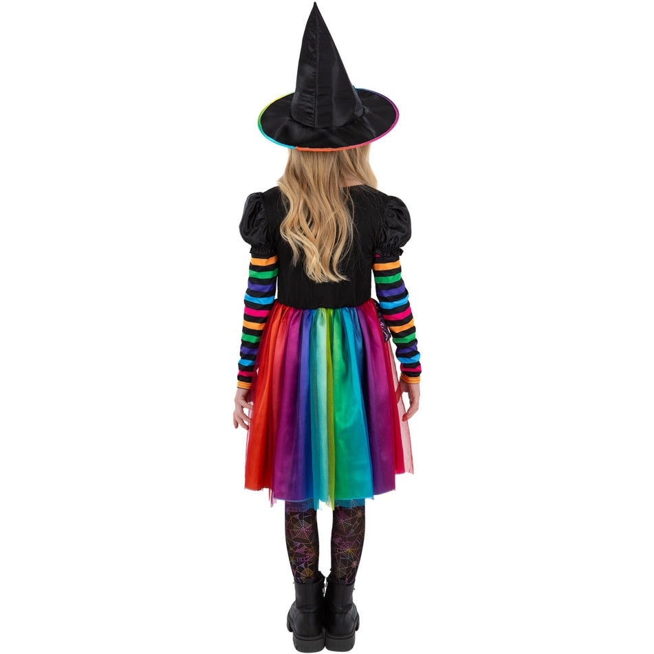 Rainbow Witch Costume, Child