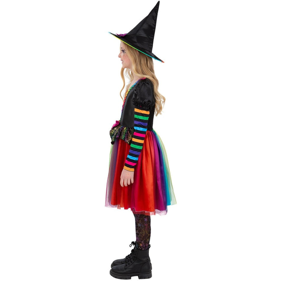 Rainbow Witch Costume, Child