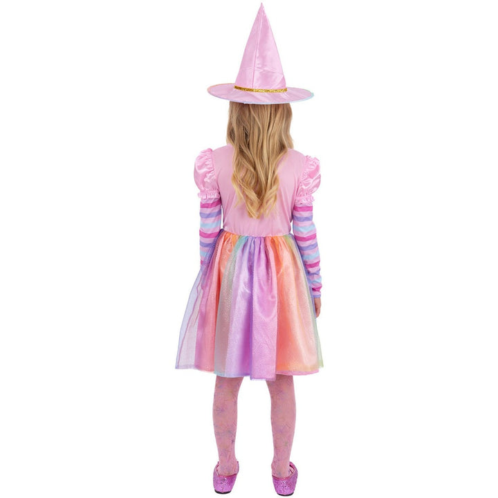 Pastel Rainbow Witch Costume, Child