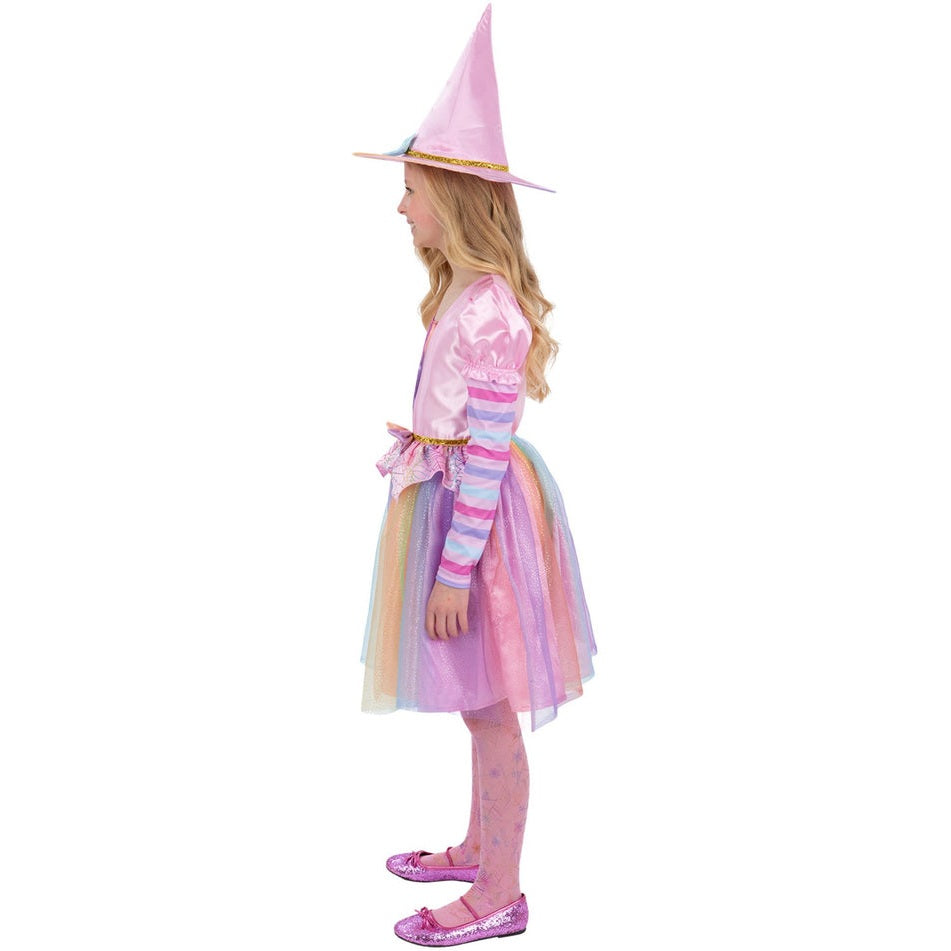 Pastel Rainbow Witch Costume, Child