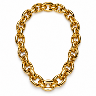 Thick Gold Chain Costume Accessory