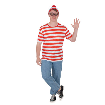 Where's Wally Costume, Adult