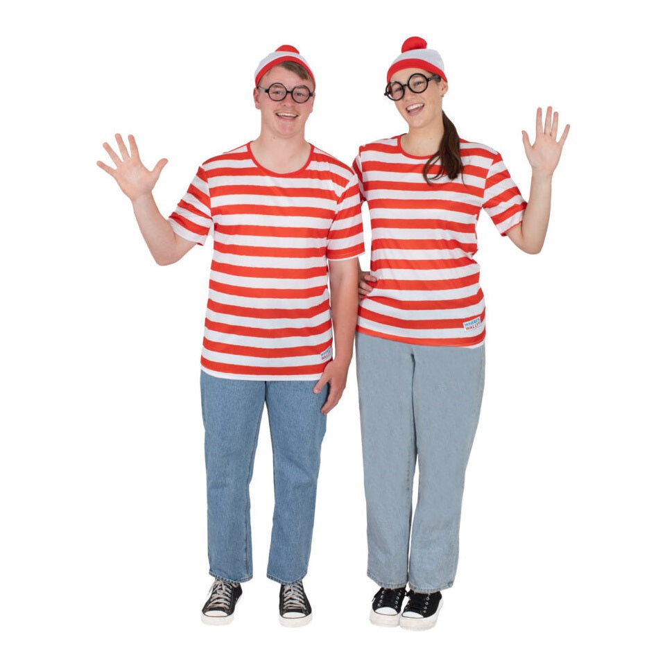 Where's Wally Costume, Adult