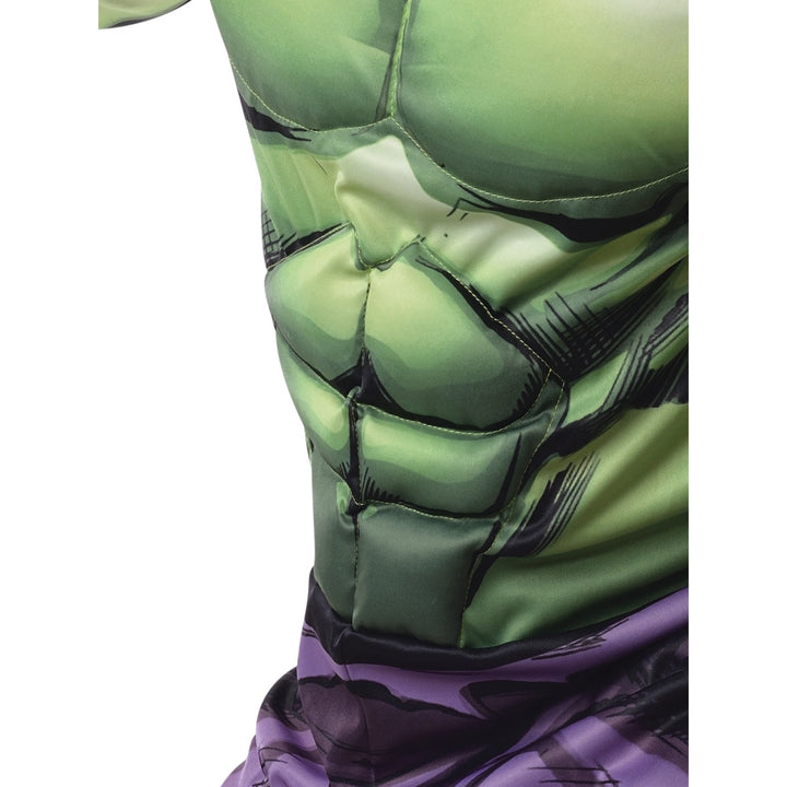  Kids Hulk Costume with Authentic Details and Printed Logo on Chest