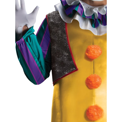  Creepy Pennywise Deluxe Size Std Halloween Costume for Adults