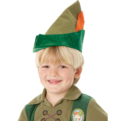  Kids Peter Pan outfit with belt, dagger, and shoe covers