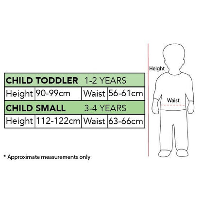 Triceratops Dinosaur Costume, Child, close-up of the comfortable and secure fit