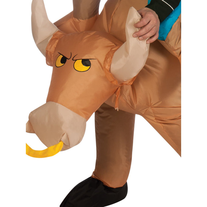 BULL RIDER INFLATABLE COSTUME, ADULT.