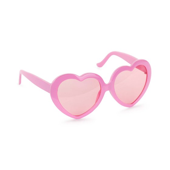 Beach Party Heart Glasses Pink