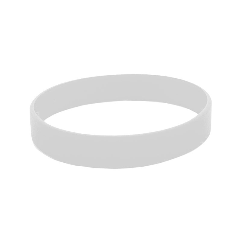 Silicone Wristbands - White
