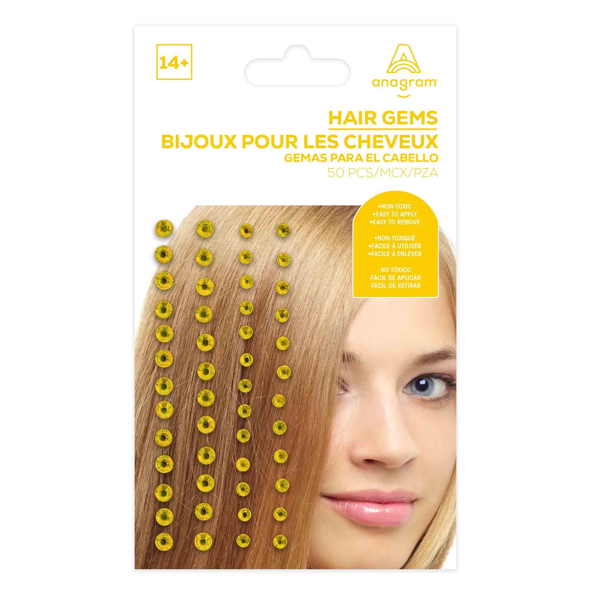 Hair Gems -Yellow