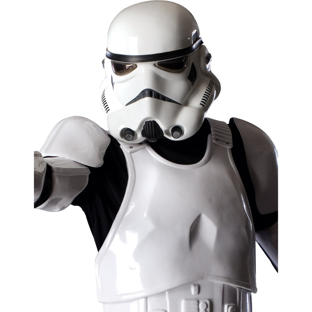 Side profile of Stormtrooper Collector's Edition Size Xl showing intricate armor details