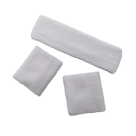 White Sweatband Set